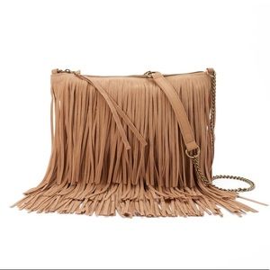 Camel Sonoma Fringe Purse!